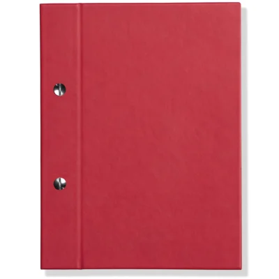 Menu Holder Tall A4 / A5 Style Vegan Leather with Rivet Feature